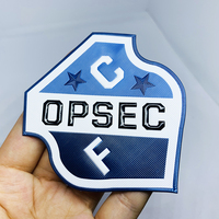 Patchs en TPU gaufré personnalisés avec logo imprimé pour vêtements de sport