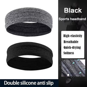 Bandeau anti-dérapant pour hommes et femmes Bandeau élastique respirant anti-humidité pour Fitness Gym Yoga Running Football Basketball - Product Image 2