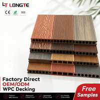 Plancher en composite bois-plastique (WPC) de haute qualité pour extérieur, antidérapant, imperméable, pour terrasse, jardin, dalles de terrasse, fabrication en usine