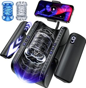 Mannelijke Automatische Masturbatie Machine Telescopische Stuwende Vliegtuigen Cup Mannelijke Masturbator Robot Masturbatie Cup Seksspeeltjes Voor Man - Product Image 1