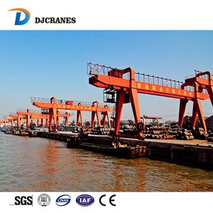 Grue à portique mobile montée sur <span class=keywords><strong>rail</strong></span> à double poutre 25 tonnes 100 tonnes Goliath Portal Crane Motor Gearbox Gear Core Components à vendre - Product Image 6