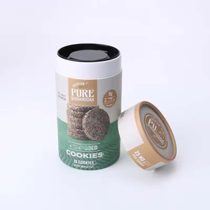 Tubo de latas compuestas de papel de cubierta de hierro cilíndrico biodegradable personalizado tubo de papel reciclado para embalaje de alimentos y medicamentos - Product Image 6