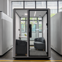 Cabine Acoustique Insonorisée pour Réunions, Visioconférences, Réunions d'Équipe, Entretiens en Ligne, Idéale pour les Espaces de Coworking