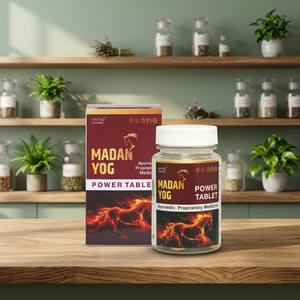 Madan Yog Mélange Puissant Ayurvédique Comprimés Botaniques Ayurvédiques Naturels avec des Ingrédients Herbacés Soigneusement Sélectionnés - Product Image 1