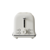 Grille-pain électrique automatique avec minuterie LED, boîtier en PP, multifonction pour la maison et l'hôtel, pour le pain et les sandwichs, 750W
