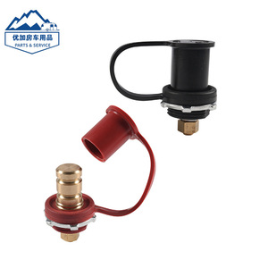 Screw <b>Terminals</b> Brass 20MM Bolt Connector For <b>Battery</b> Charger Automotive RV Boat Use - Product Image 4