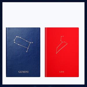 12 Zodiac Constellation Creative Étudiant En Cuir Pu A5 Voyage Fil Relié Note Livre Business School Bureau Secret Journal Journal - Product Image 2