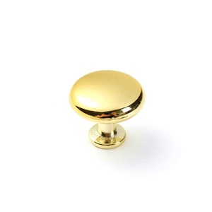 Zinc Alloy Modern Mushroom-shaped Cabinet Drawer Wardrobe Storage Door Handle <b>Black</b> Pot Lid Single Hole - Product Image 1