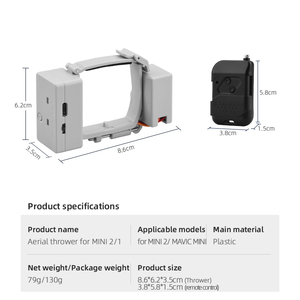 Équipement de Transport Airdrop, fournitures de sauvetage, accessoires de Drone de ligne de pêche pour <span class=keywords><strong>DJI</strong></span> <span class=keywords><strong>Mavic</strong></span> <span class=keywords><strong>Mini</strong></span> /<span class=keywords><strong>SE</strong></span>/<span class=keywords><strong>Mini</strong></span> 2 - Product Image 3