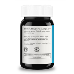 Etiqueta personalizada para el alivio del estrés, respuesta equilibrada del cortisol, relajación, sueño profundo, suplemento de cortisol para adultos - Product Image 3