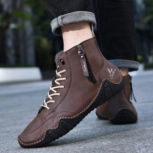 Bottes Martin montantes pour <span class=keywords><strong>homme</strong></span>, modèle Octopus, taille 48, de luxe, de créateur, best-seller, bottines décontractées pour <span class=keywords><strong>homme</strong></span> SALKIN - Product Image 1
