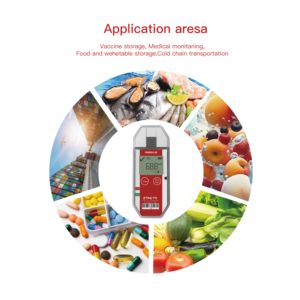 Lạnh chuỗi duy nhất sử dụng Temp & độ ẩm logger, màn hình <span class=keywords><strong>LCD</strong></span>, IP65 không thấm nước, tùy chỉnh - Product Image 1