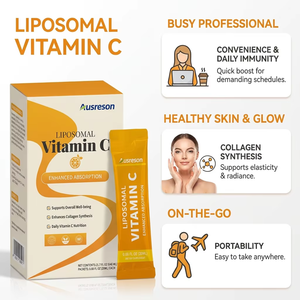 Ausreson OEM <span class=keywords><strong>Vitamine</strong></span> <span class=keywords><strong>C</strong></span> Liquide Quotidien Soin de la Peau Éclaircissant Complément Halal <span class=keywords><strong>Vitamine</strong></span> <span class=keywords><strong>C</strong></span> <span class=keywords><strong>Liposomale</strong></span> Liquide Oral - Product Image 3