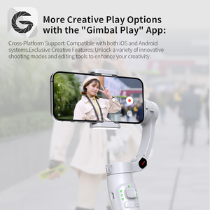 Estabilizador de Gimbal para Smartphone con Seguimiento Facial por IA, Trípode con Seguimiento Automático para Creadores de Videos en Vivo para TikTok - Product Image 6