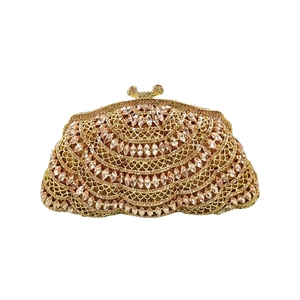 Women Luxury Skirt Diamond Crystal Evening Bag Glitter Rhinestones Formal Clutch <b>Purse</b> for Cocktail Homecoming Party - Product Image 3