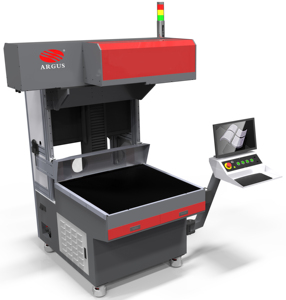 Marqueur laser à fibre de bureau Sunic 800*800mm, tube laser 250W, longueur d'onde 1064nm, refroidissement par eau, certifié CE, compatible DXF/BMP/AI/DWG/DST - Product Image 1