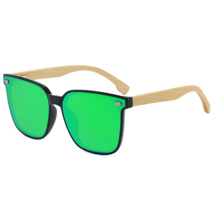 Lunettes de soleil carrées pour femmes, monture noire, verres rouges, protection UV400 polarisée, TR90 TAC, protection solaire, mode, extérieur, conduite, cyclisme - Product Image 3