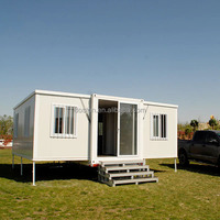 Conteneur de vie pliable Maisons avec chambres à coucher Conteneur extensible pliable Maison facile à assembler Conteneur de vie extensible Ho