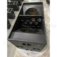 PAKLAM AUDIO double 18 pouces professionnel audio vidéo line array haut-parleur grand système pa haut-parleur subwoofer haut-parleur puissant