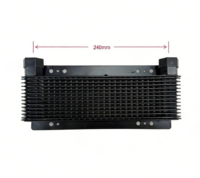 Intercooler frontal automatique empilé à haute efficacité JSY Custom 10-35 rangées pour refroidisseur d'huile de transmission universel