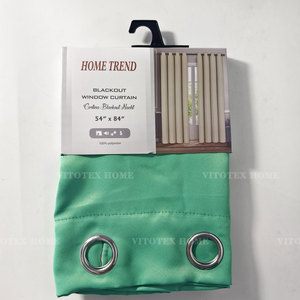 Cortinas de Lino Sintético Decorativas Opacas de Lino Fino 2025 de Gran Venta con Cortinas de Ventana de Poliéster Surtidas y Cuerda Tejida - Product Image 5