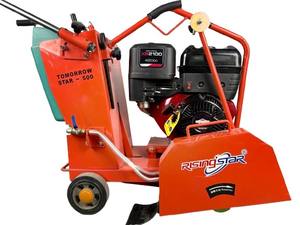 Scie à sol autopropulsée à essence Honda de qualité supérieure Rising Star, pour couper le béton, lame de 245 à 500 mm, réservoir d'eau de 46 L, faible - Product Image 2