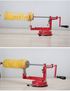 En gros DD524 Éplucheur et trancheur manuel en spirale pour pommes de terre, pour tranchage en tour et épluchage fin, Ustensile de cuisine - Product Image 6