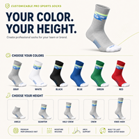 Chaussettes de sport respirantes de haute qualité en coton pour le printemps, chaussettes de course à pied, conception personnalisée pour votre marque, chaussettes de basketball