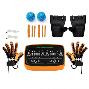 Instrumento de entrenamiento de dedos, guantes eléctricos de rehabilitación, ejercitador de mano multimodo naranja para personas mayores, uso en el hogar y la oficina - Product Image 4
