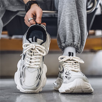 Chaussures de marche sportives pour hommes de haute qualité, respirantes, légères, avec semelle à coussin d'air, design tendance et décontracté, confortables pour l'hiver