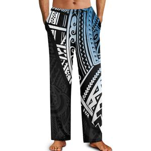 Offre Spéciale personnalisé culture polynésienne de haute qualité hommes vêtements de maison pantalons de <span class=keywords><strong>pyjama</strong></span> poches thermique respirant caractéristiques impression sur demande - Product Image 2