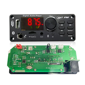12-24V Display <span class=keywords><strong>LED</strong></span> FM MP3 Kit decodificatore scheda lettore USB MP3 modulo amplificatore 2*50W WMA/WAV/APE/FLAC supporto - Product Image 2