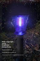Piège à moustiques électrique solaire à LED, lampe anti-moustiques, indice de protection IP33, lumière violette 6V pour usage extérieur