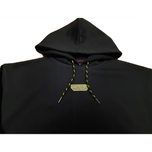 เสื้อฮู้ดดี้โอเวอร์ไซส์สีดำย้อมสีพร้อมลายพิมพ์นามธรรมสำหรับผู้ชาย เสื้อแจ็คเก็ตมีฮู้ดสำหรับฤดูหนาว สตรีทแวร์สุดฮิต มีไซส์พลัส - Product Image 2