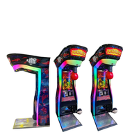 Machine de jeu de poinçonnage à pièces Dragon Fist, équipement d'arcade de boxe de mesure de force avec garantie d'un an