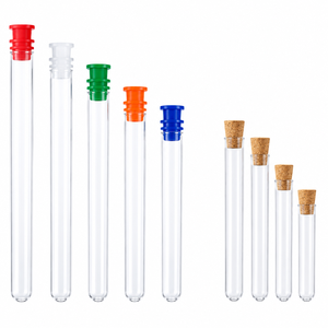 Tubes à essai en plastique de laboratoire avec bouchons à pression colorés pour la collecte d'échantillons - Product Image 2