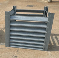 Volet manuel réglable en fibre de verre FRP, persienne à angle contrôlable pour ferme avicole et serre