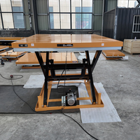 Table élévatrice à ciseaux électrique à profil bas 1000kg 1500kg 2000kg Plateforme de levage hydraulique pour atelier industriel