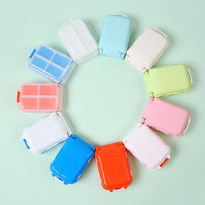 Alla moda creativa sigillata a tre strati divisore da viaggio 7 giorni piccola scatola di plastica personalizzata per pillole portatile medicina vitamina - Product Image 3