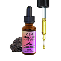 Complément Liquide Pur de l'Himalaya OEM/ODM : Gouttes de Shilajit avec 85 Oligo-éléments