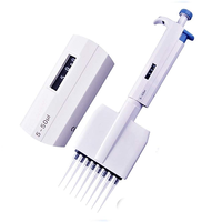 Pipette à 8 canaux, Volume réglable, multicanal, mécanique, automatique