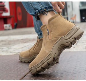 Zapatos de Seguridad Industriales Antideslizantes JIANKUN para Trabajadores, <span class=keywords><strong>Botas</strong></span> con Puntera de Acero para Hombre - Product Image 5