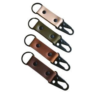 Wholesale Printed Polyester Zinc Alloy Keychain with Eagle Hook Personalized Keyring Promotional Carabiner