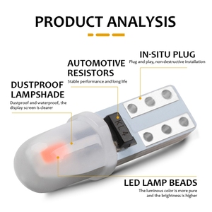 แผงหน้าปัด2SMD 3014 T5ใหม่<span class=keywords><strong>ไฟ</strong></span>12V 24V สีเหลืองสี<span class=keywords><strong>แด</strong></span>งสีน้ำเงินสีขาว - Product Image 4