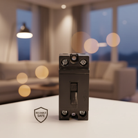 Disjoncteur à visser LINZIELE NT50-E 1P 230V, installation fixe sans rail DIN, interrupteur de protection électrique certifié CE IP20