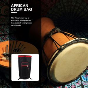 Bolsa Impermeable para Tambor Africano, para Djembé de 12 Pulgadas, Mochila Acolchada de Tela Oxford con Correas de Hombro Ajustables para Accesorios - Product Image 3
