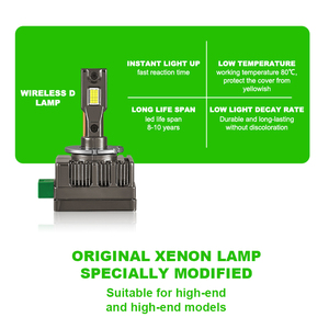 YUFING 300 vatios Led faro H4 D serie D3S 75W 7000LM cita BOM/lista de licitación E90 faros Led redondos - Product Image 6