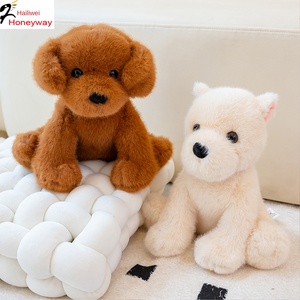 Hailiwei cinese cucciolo di peluche cane bambola ragazzi ragazze giocattolo di pacificazione con riempimento di cotone PP perfetto regalo di accompagnamento di compleanno - Product Image 4