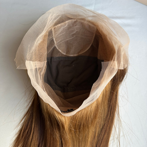 <span class=keywords><strong>Parrucca</strong></span> Full Lace Pronta per la Spedizione, 12A Senza Colla, Capelli Umani Vergini Brasiliani, Realizzata a Mano, Effetto Cuoio Capelluto Naturale, Biondo Miele, Base in Seta Trasparente - Product Image 3