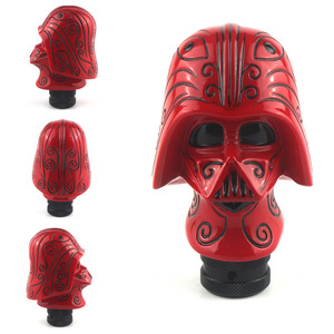 Pomo de Palanca de Cambios Doble Universal XGS de Fábrica OEM al por Mayor con Mango Negro y Rojo Warrior para Palanca Manual y Automática - Product Image 3